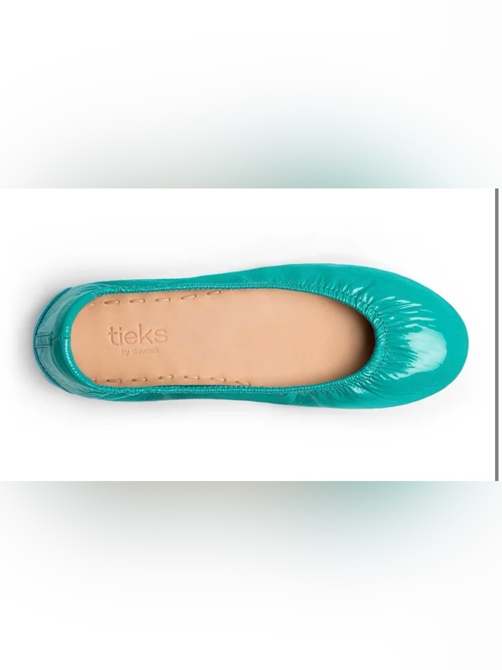 Tieks Tiek Blue Patent Leather Ballet Flat